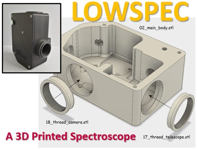 LOWSCOPE - a 3D printed spectroscope m