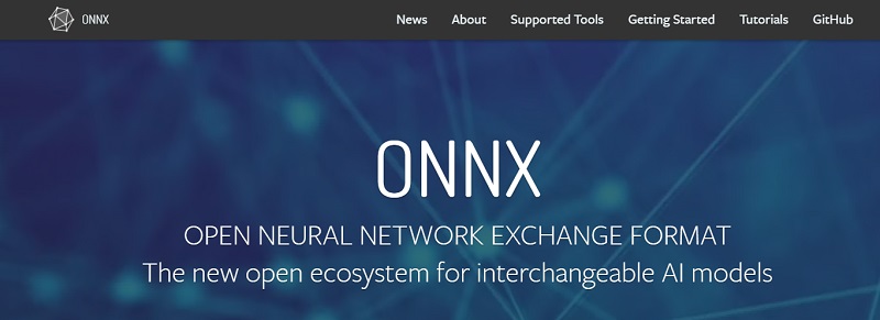 ONNX open neural network exchange format