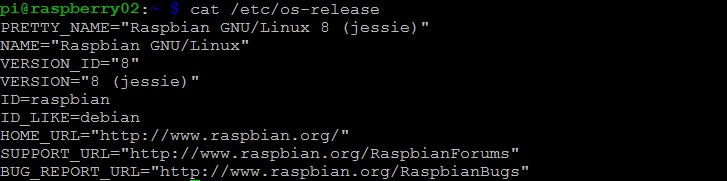 Raspberry - how to - check raspbian version 02