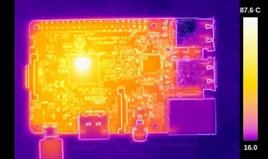 raspberry pi 3 surriscaldamento processore chip