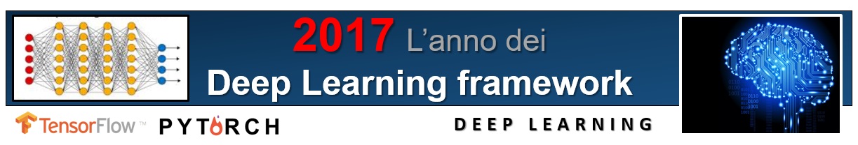 2017 anno dei framework per il deep learning