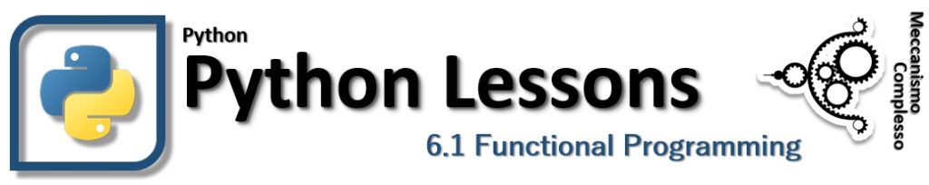 Python Lesson - 6.1 Functional Programming