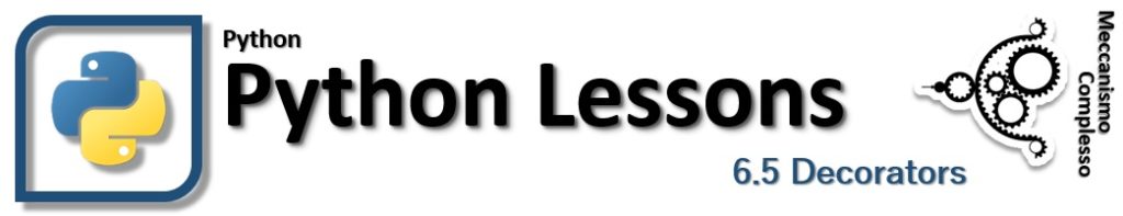 Python Lesson - 6.5 Decorators
