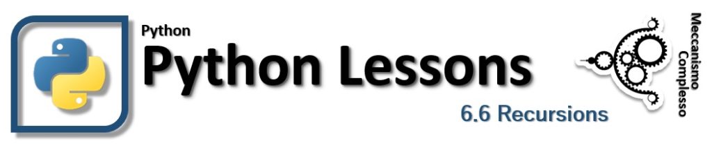 Python Lesson - 6.6 Recursions