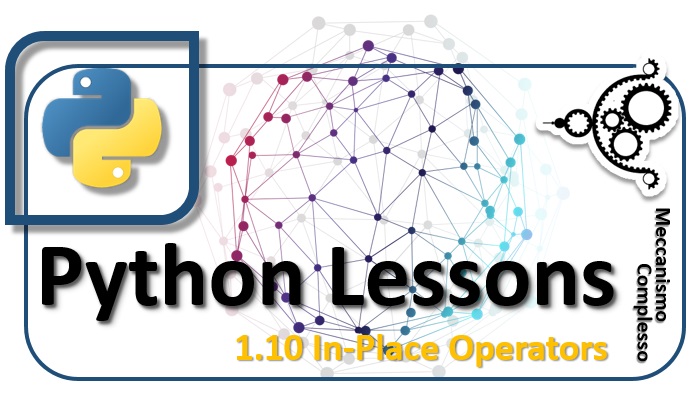 Python Lessons - 1.10 In-place operators m