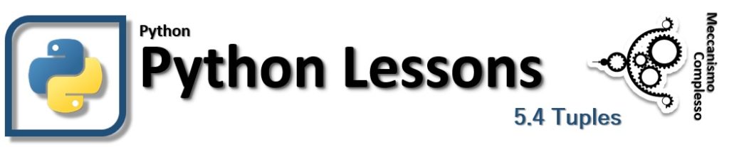 Python Lessons - 5.4 Tuples