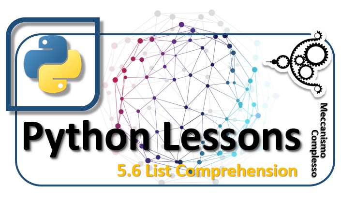 Python Lessons - 5.6 List comprehension m