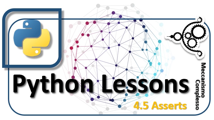 Python lessons - 4.5 Asserts m