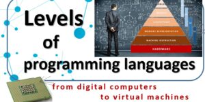 Levels of programming languages - from digital computers to virtual machines